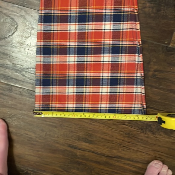 Vintage plaid bell bottom- flare jeans size 00 -1 - Picture 11 of 12